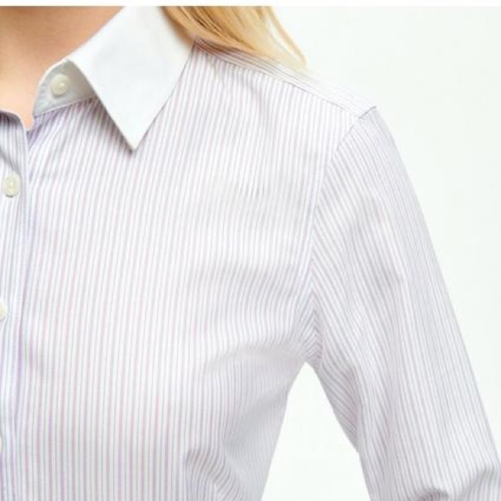 Brooks Brothers white collar/cuff shirt